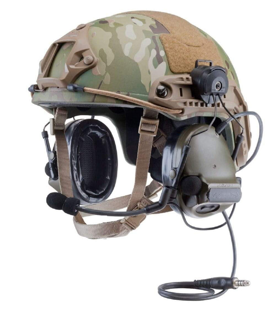 3M Peltor ComTac XPI with Microphone Headset with Rail Mount Olive CHK-SHIELD | Outdoor Army - Tactical Gear Shop.