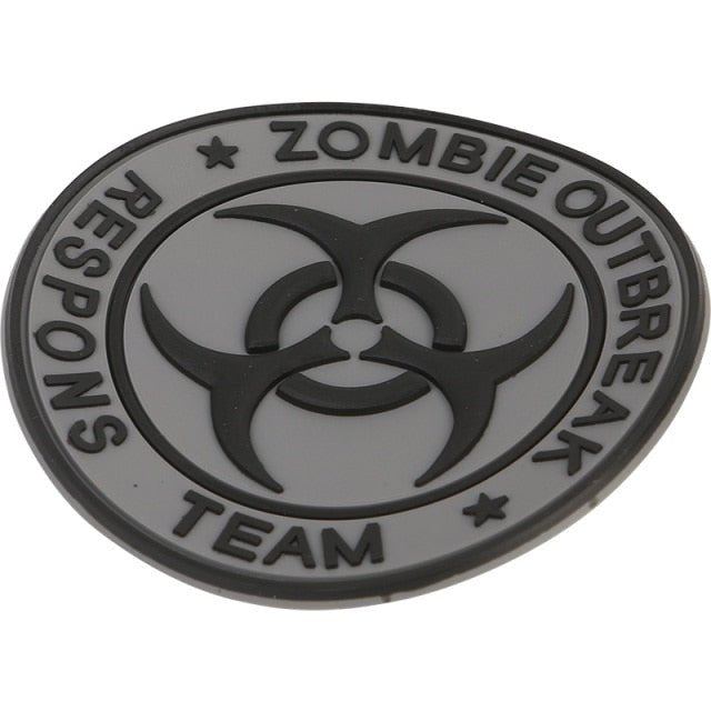 Emersongear EM5555 Tactical Zombie Outbreak PVC Hex Patch - CHK-SHIELD | Outdoor Army - Tactical Gear Shop