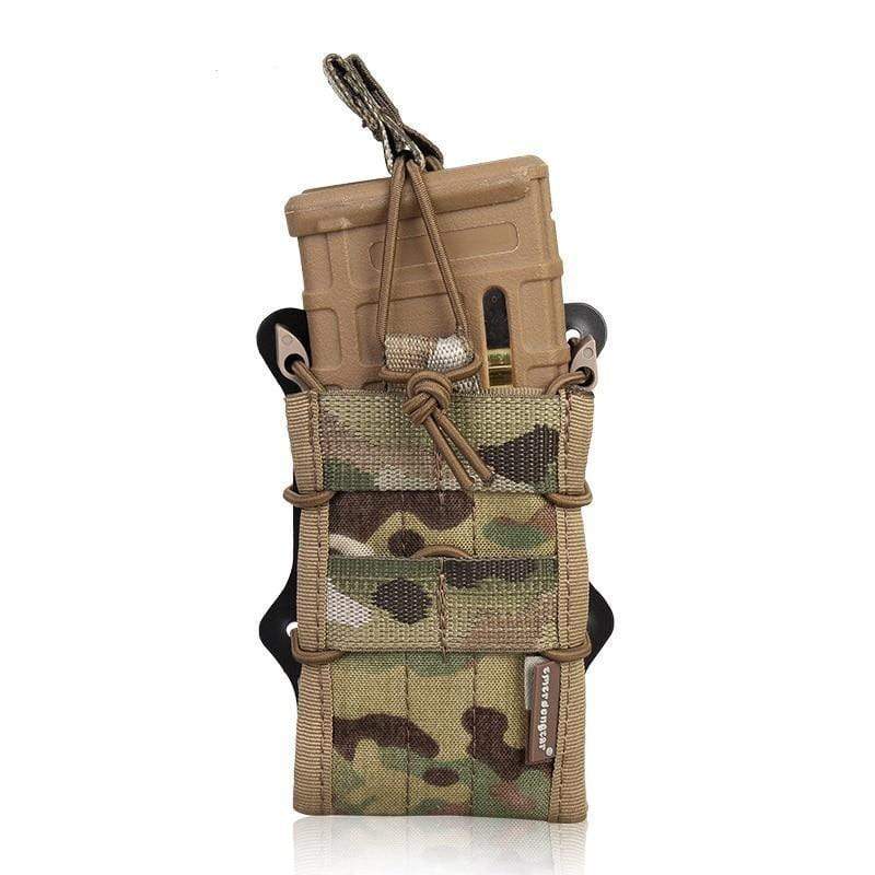 Emersongear EM6035 Tactical M4 5.56mm Double Open Mag Pouch - CHK-SHIELD | Outdoor Army - Tactical Gear Shop