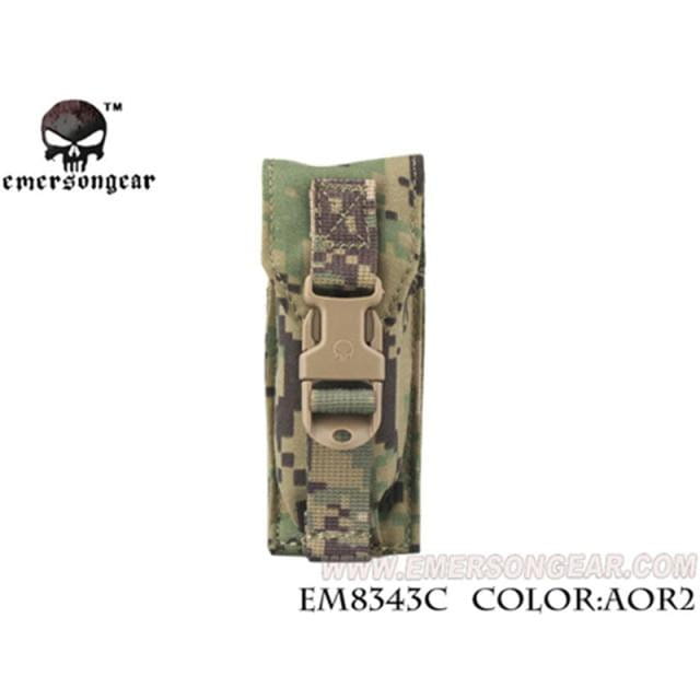 Emersongear EM8343 Tactical Short Torch Pouch CHK-SHIELD | Outdoor Army - Tactical Gear Shop.
