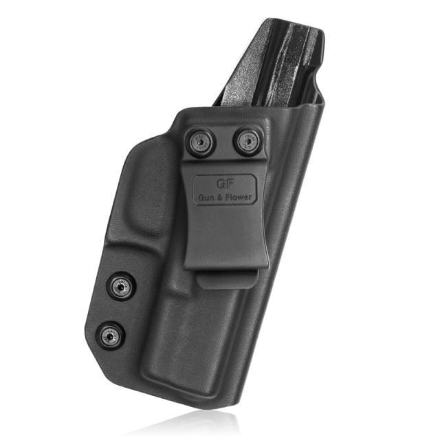 Gun & Flower GF-KIG19A IWB Kydex Holster For Glock 19/23/25/32 Black - CHK-SHIELD | Outdoor Army - Tactical Gear Shop