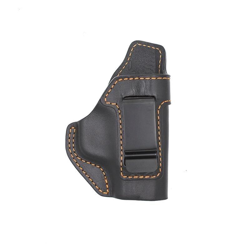 Gun & Flower GF-LIMPS IWB Leather Holster For M&P Shield Black R - CHK-SHIELD | Outdoor Army - Tactical Gear Shop