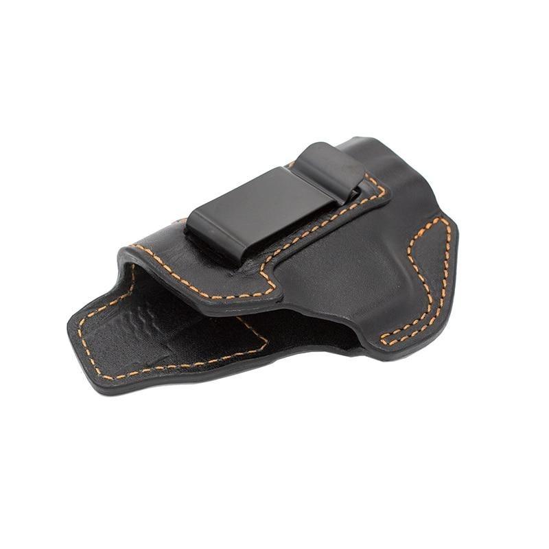 Gun & Flower GF-LIMPS IWB Leather Holster For M&P Shield Black R - CHK-SHIELD | Outdoor Army - Tactical Gear Shop