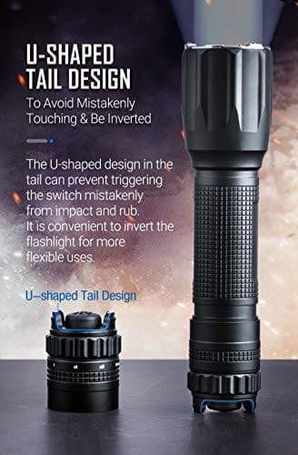 NEXTORCH LED Tactical Flashlight Ultra Bright TA30 CHK-SHIELD | Outdoor Army - Tactical Gear Shop.