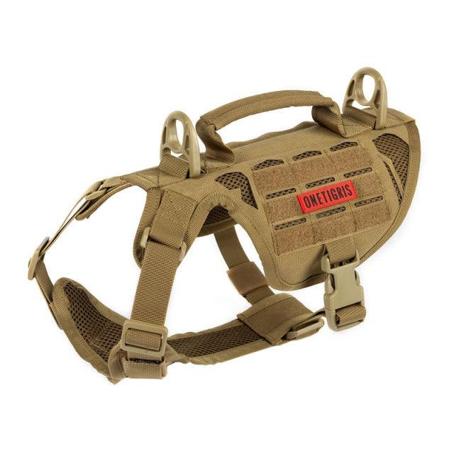 OneTigris MINI MAYHEM Laser-Cut K9 Harness - Small Dog - CHK-SHIELD | Outdoor Army - Tactical Gear Shop