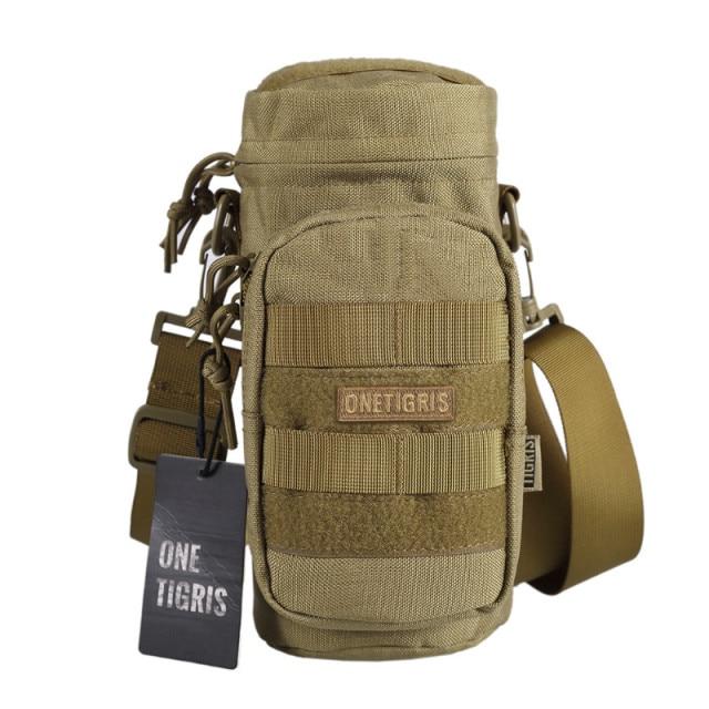 OneTigris SNIPER Tactical EDC Water Bottle Pouch with Shoulder Strap - CHK-SHIELD | Outdoor Army - Tactical Gear Shop
