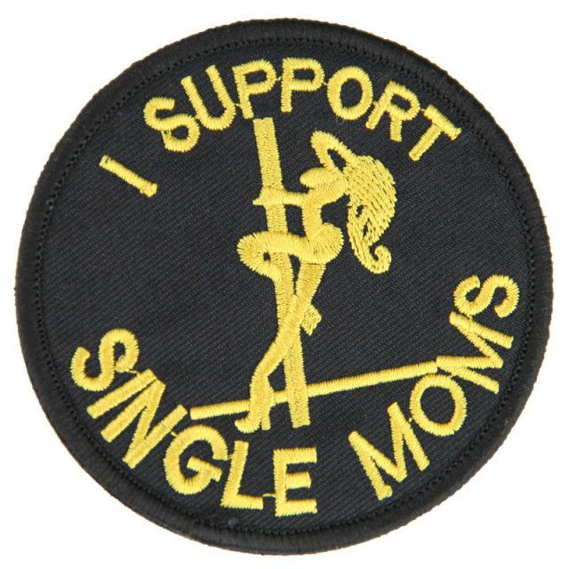OneTigris Tactical Patch: I Support Single Moms - CHK-SHIELD | Outdoor Army - Tactical Gear Shop