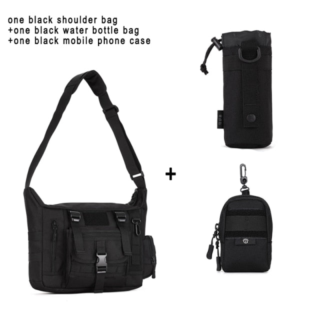VEQSKING 22090 Tactical Messenger Bag M Set - CHK-SHIELD | Outdoor Army - Tactical Gear Shop