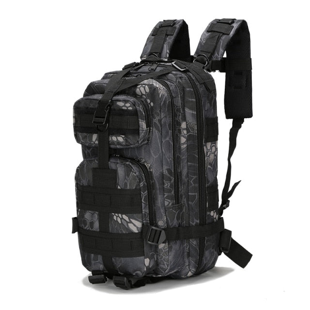 VEQSKING 81011 Outdoor Tactical Backpack 25-30L - CHK-SHIELD | Outdoor Army - Tactical Gear Shop