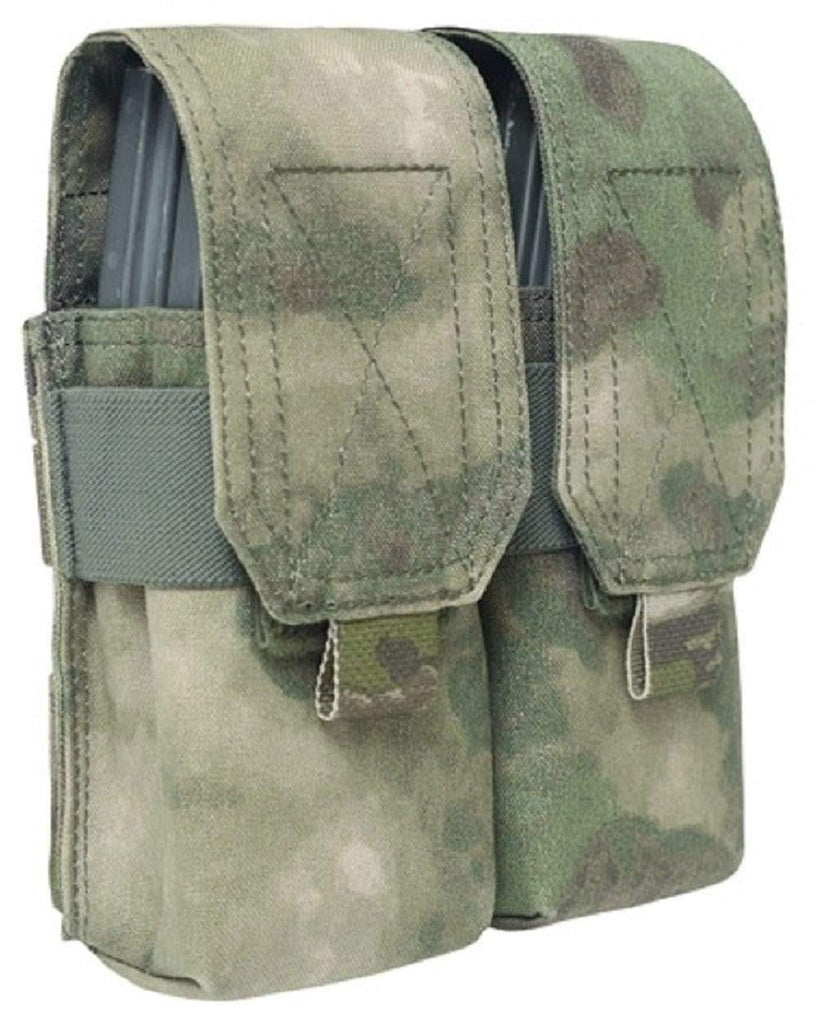 Warrior Assault Systems Double Mag Pouch with Flap M4 CHK-SHIELD | Outdoor Army - Tactical Gear Shop.