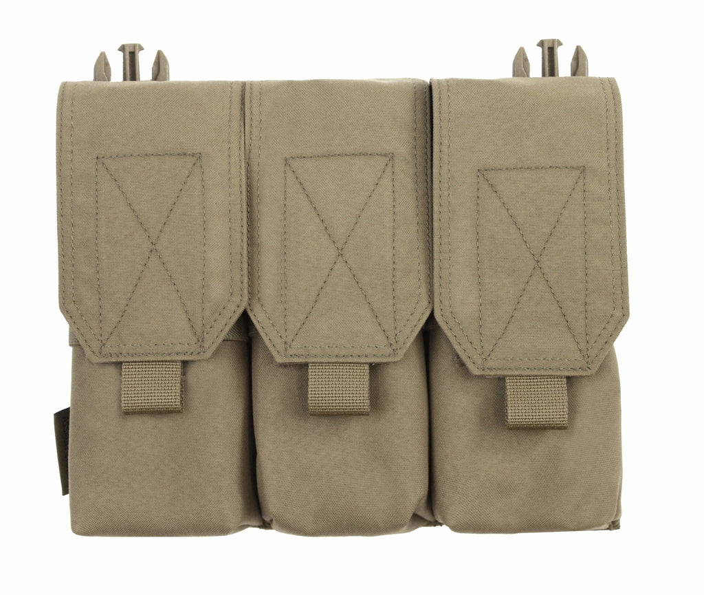 Warrior Assault Systems Triple Mag Pouch with Flap for Recon Plate Carrier M4 CHK-SHIELD | Outdoor Army - Tactical Gear Shop.
