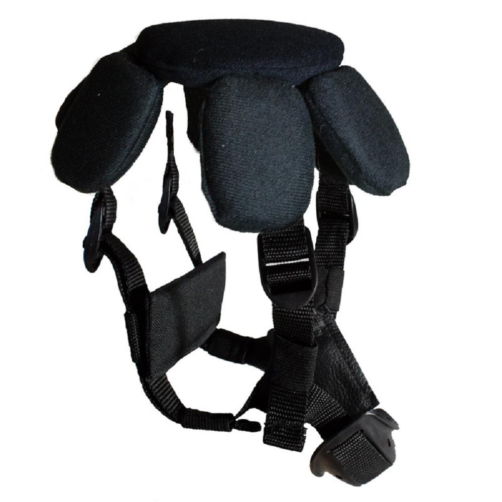 Zebra Armour Helmet-Harness Pad Combat Helmet Black CHK-SHIELD | Outdoor Army - Tactical Gear Shop.