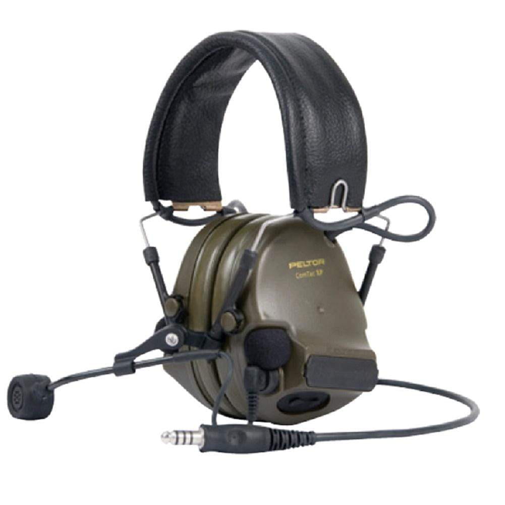 3M Peltor ComTac XPI Headset Neckband Standard Mic - Olive