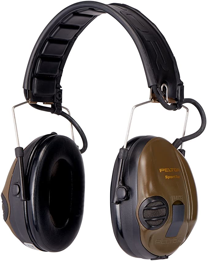 3M Peltor SportTac Electronic Hearing Protector Orange CHK-SHIELD | Outdoor Army - Tactical Gear Shop.