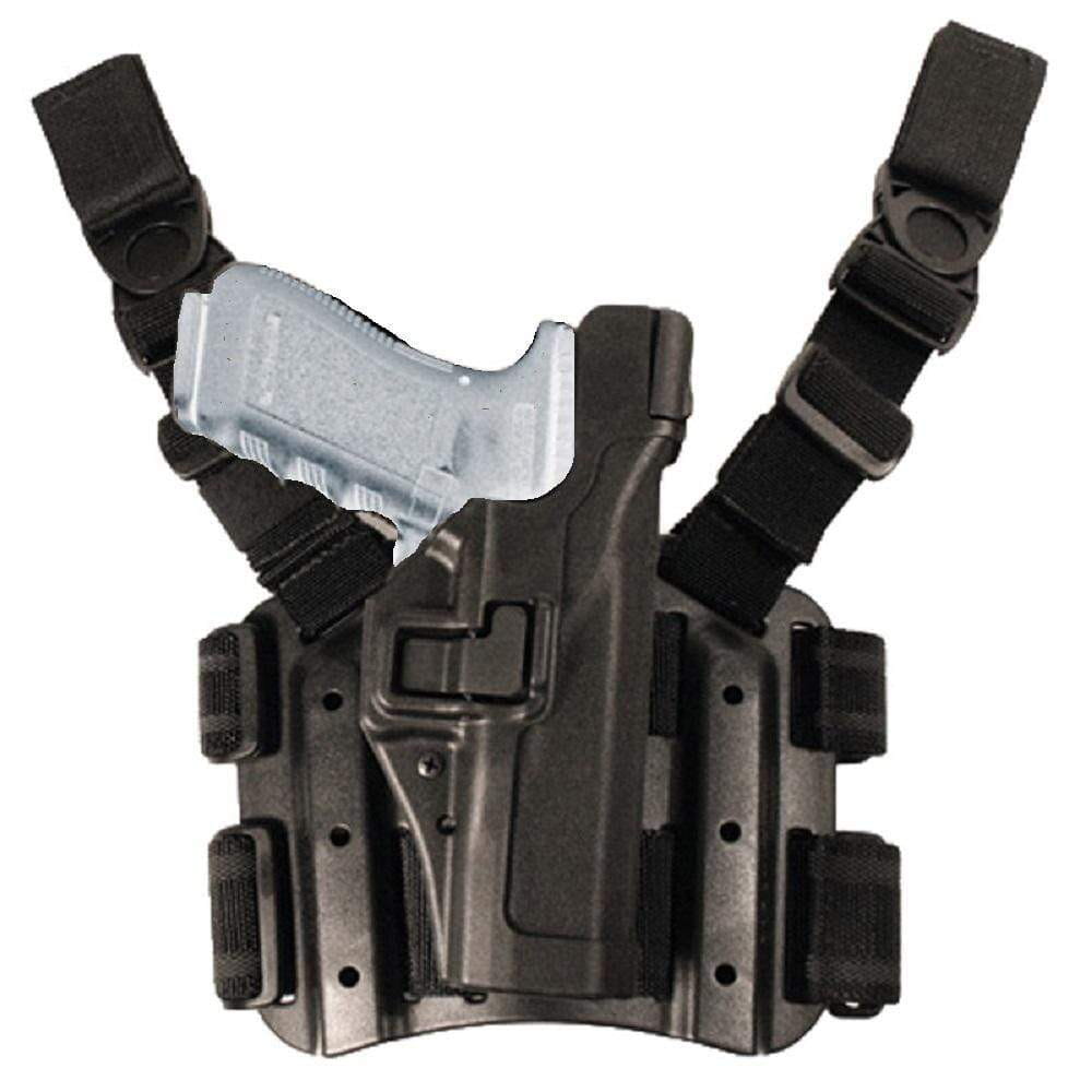 Blackhawk H&K P2000/USP-Compact Holster SERPA Level3 Black CHK-SHIELD | Outdoor Army - Tactical Gear Shop.