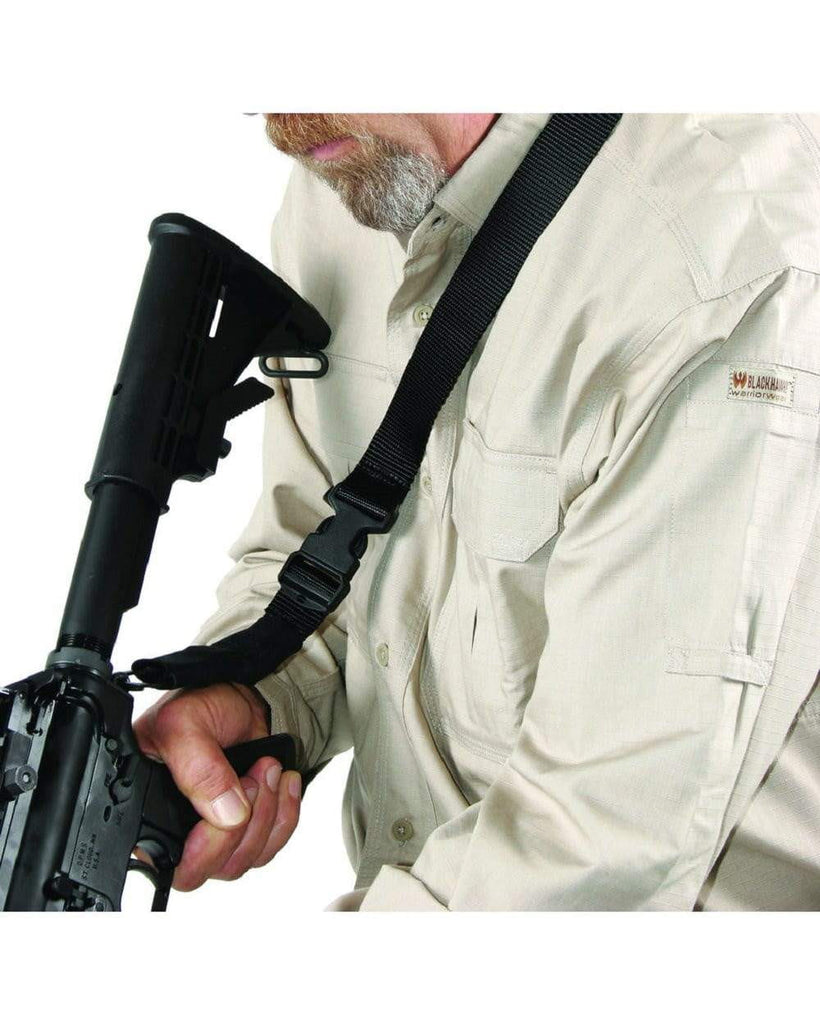 Blackhawk One-Point STORM Sling QD Black CHK-SHIELD | Outdoor Army - Tactical Gear Shop.