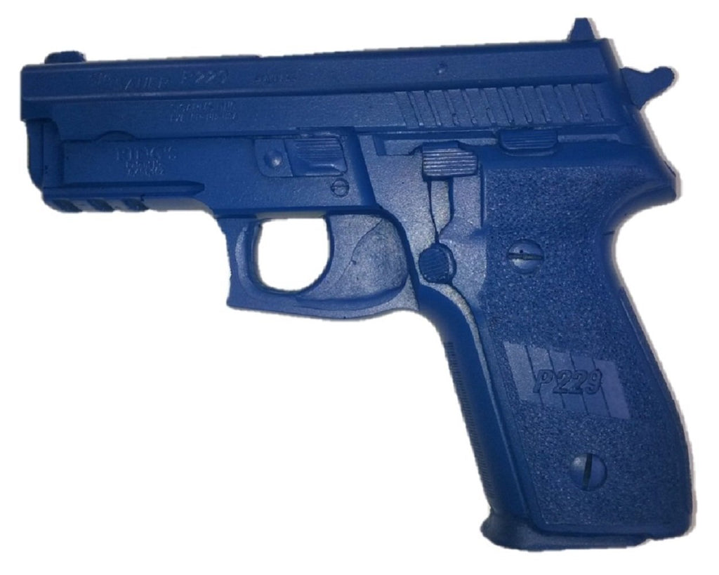 Blueguns SIG P229 w/Rails Simulator Blue CHK-SHIELD | Outdoor Army - Tactical Gear Shop.