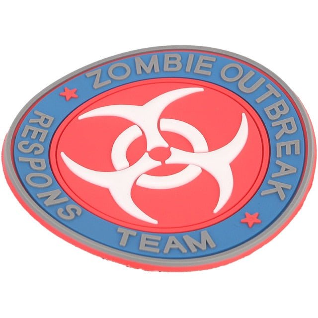 Emersongear EM5555 Tactical Zombie Outbreak PVC Hex Patch - CHK-SHIELD | Outdoor Army - Tactical Gear Shop