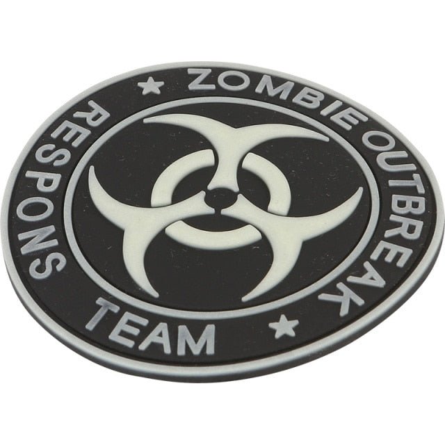Emersongear EM5555 Tactical Zombie Outbreak PVC Hex Patch - CHK-SHIELD | Outdoor Army - Tactical Gear Shop