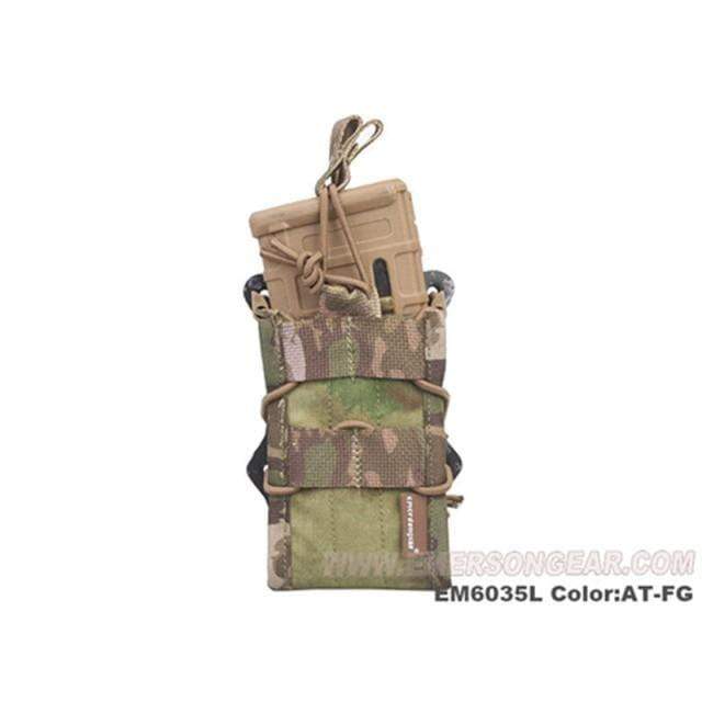 Emersongear EM6035 Tactical M4 5.56mm Double Open Mag Pouch - CHK-SHIELD | Outdoor Army - Tactical Gear Shop