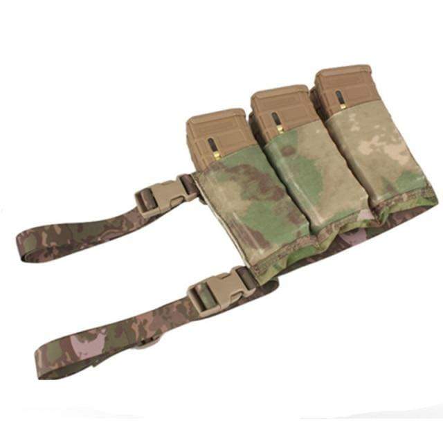 Emersongear EM6337 Tactical Fast Triple 5.56mm Waist Mag Pouch - CHK-SHIELD | Outdoor Army - Tactical Gear Shop