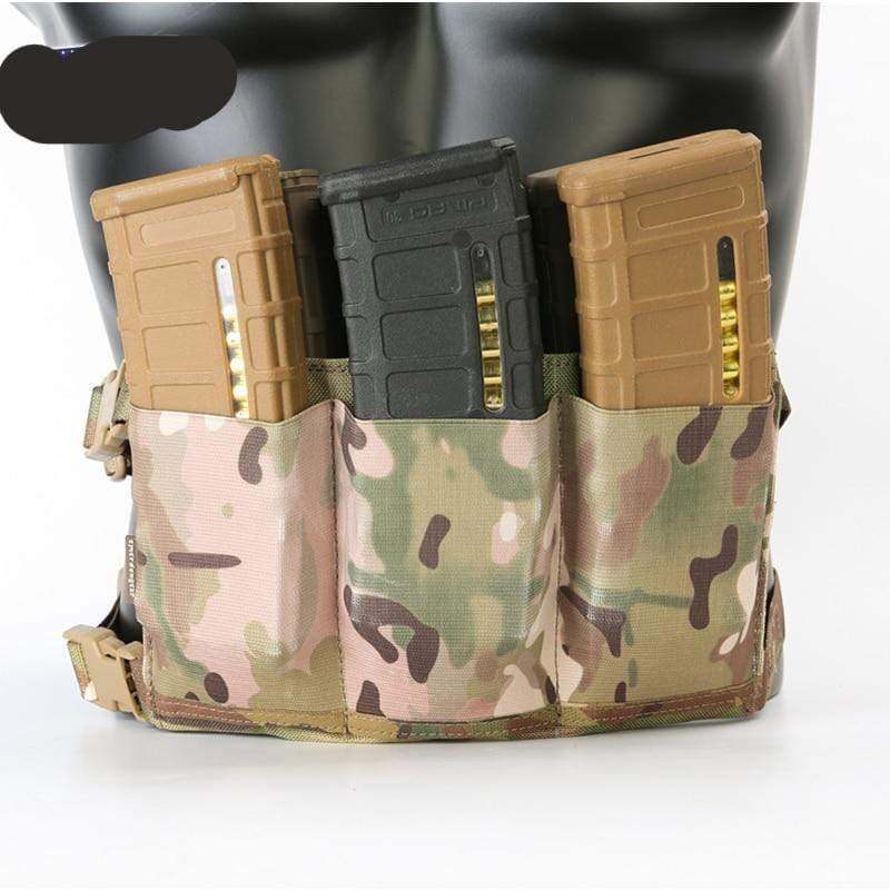 Emersongear EM6337 Tactical Fast Triple 5.56mm Waist Mag Pouch - CHK-SHIELD | Outdoor Army - Tactical Gear Shop