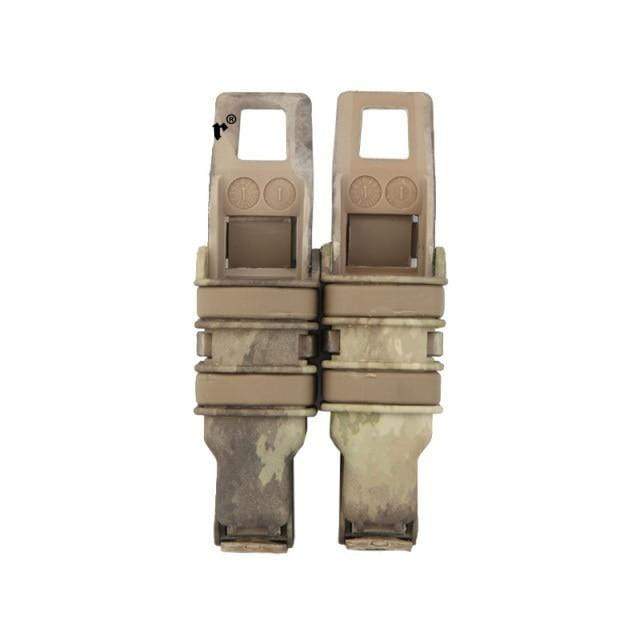 Emersongear EM6351B Tactical Polymer Fast Pistol Double Mag Pouch - CHK-SHIELD | Outdoor Army - Tactical Gear Shop