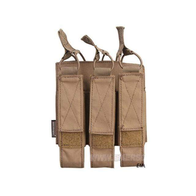 Emersongear EM6357 Tactical Modular Triple Mag Pouch HK MP7 - CHK-SHIELD | Outdoor Army - Tactical Gear Shop