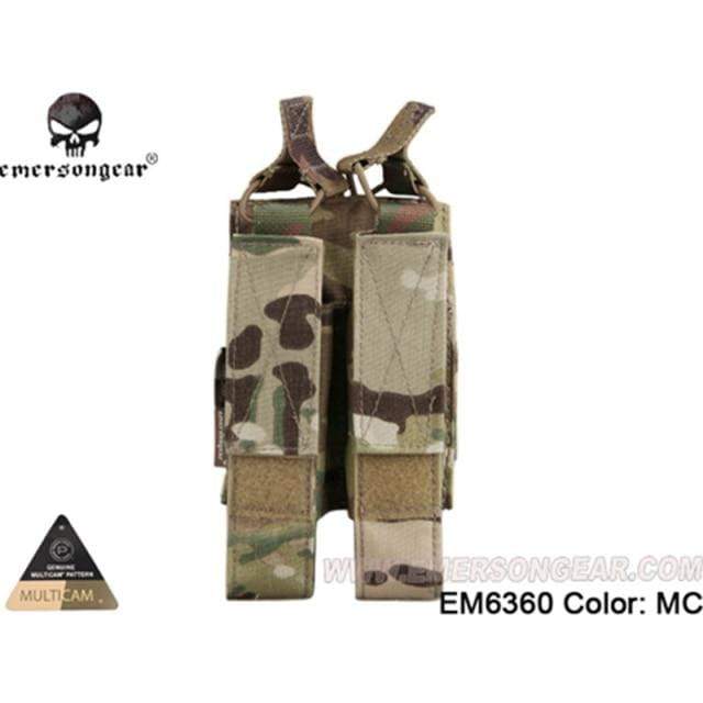 Emersongear EM6360 Modular MP7 Double Mag Pouch - CHK-SHIELD | Outdoor Army - Tactical Gear Shop