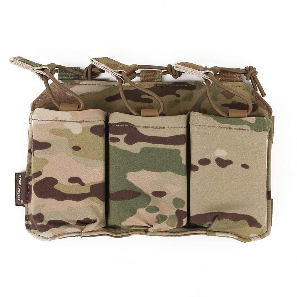 Emersongear EM6402 Triple 5.56mm Mag Pouch For Frame Plate Carrier - CHK-SHIELD | Outdoor Army - Tactical Gear Shop