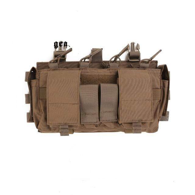 Emersongear EM7363 Tactical 5.56 Mag Pouch Panel For Chest Rig - CHK-SHIELD | Outdoor Army - Tactical Gear Shop