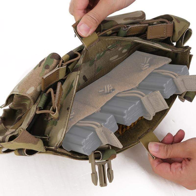 Emersongear EM7363 Tactical 5.56 Mag Pouch Panel For Chest Rig - CHK-SHIELD | Outdoor Army - Tactical Gear Shop
