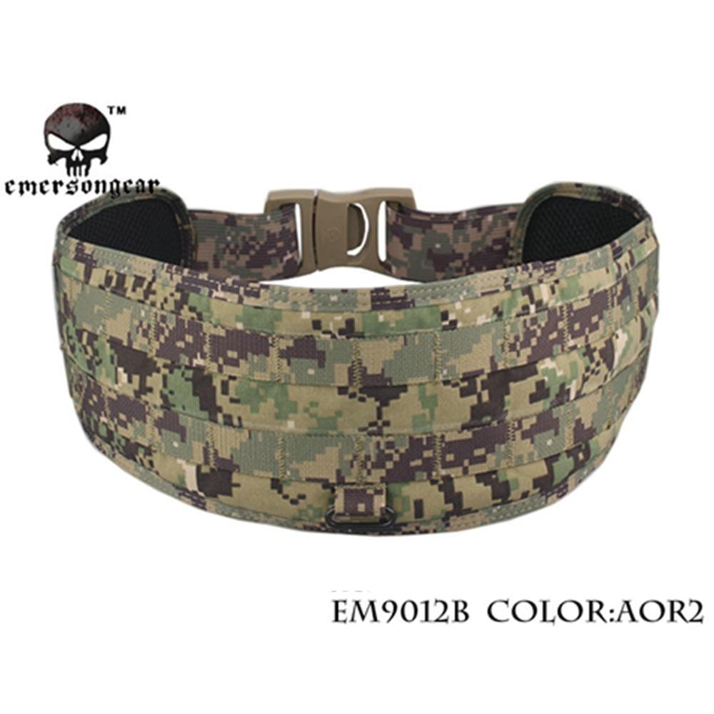 EMERSONGEAR Molle Padded Patrol Belt Tactical Hunting Men Airsoft Belt  Combat Military Army Patrol Belt Multicam