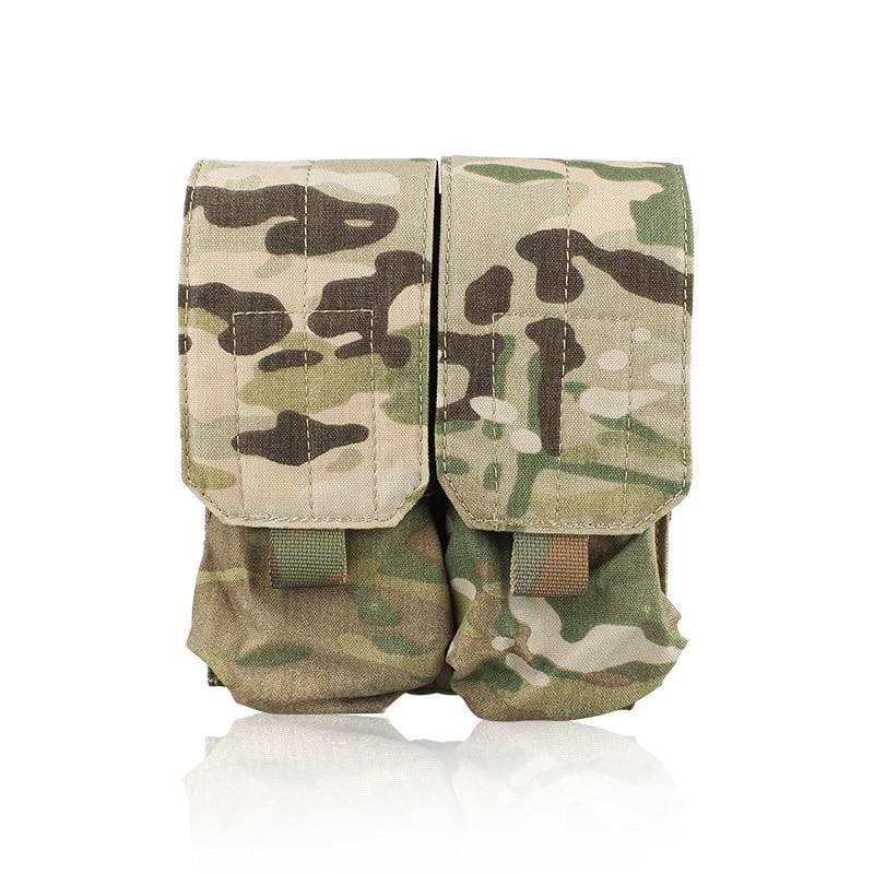 Emersongear EM9026 LBT Style M4 Double Mag Pouch with Flap CHK-SHIELD | Outdoor Army - Tactical Gear Shop.