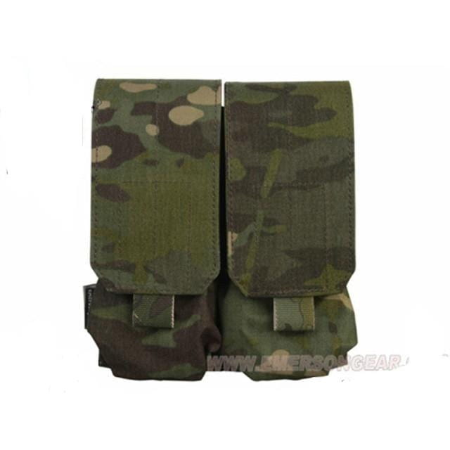 Emersongear EM9026 LBT Style M4 Double Mag Pouch with Flap CHK-SHIELD | Outdoor Army - Tactical Gear Shop.