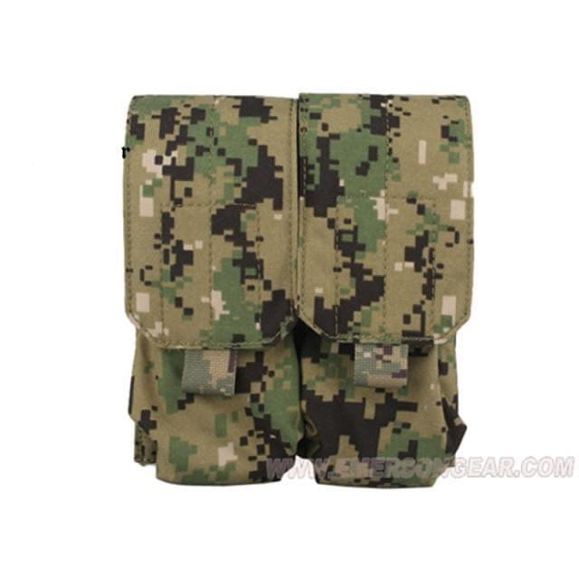 Emersongear EM9026 LBT Style M4 Double Mag Pouch with Flap CHK-SHIELD | Outdoor Army - Tactical Gear Shop.