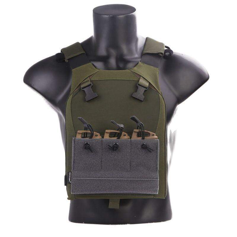 Emersongear EM9058 Hook and Loop Panel Triple M4 Mag Pouch - CHK-SHIELD | Outdoor Army - Tactical Gear Shop