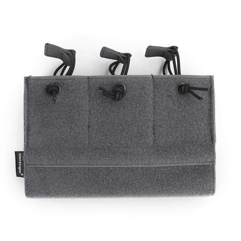 Emersongear EM9058 Hook and Loop Panel Triple M4 Mag Pouch - CHK-SHIELD | Outdoor Army - Tactical Gear Shop