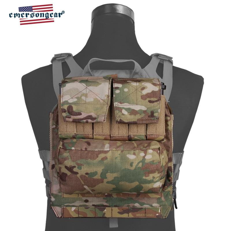 Emersongear EM9286 Tactical Zip-On Plate Carrier Back-Panel Backpack CHK-SHIELD | Outdoor Army - Tactical Gear Shop.