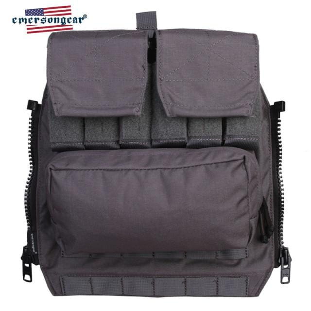 Emersongear EM9286 Tactical Zip-On Plate Carrier Back-Panel Backpack CHK-SHIELD | Outdoor Army - Tactical Gear Shop.
