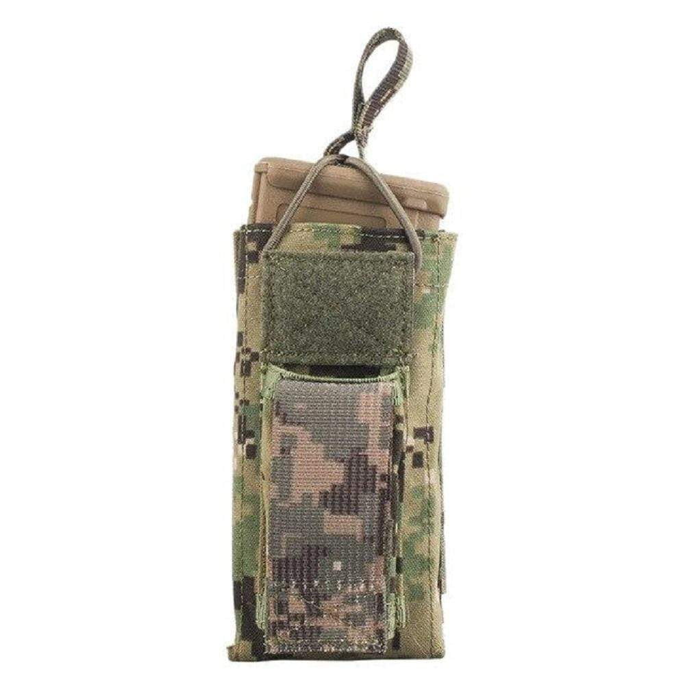 Emersongear Tactical Single M4 5.56mm + 9mm Molle Mag Pouch CHK-SHIELD | Outdoor Army - Tactical Gear Shop.