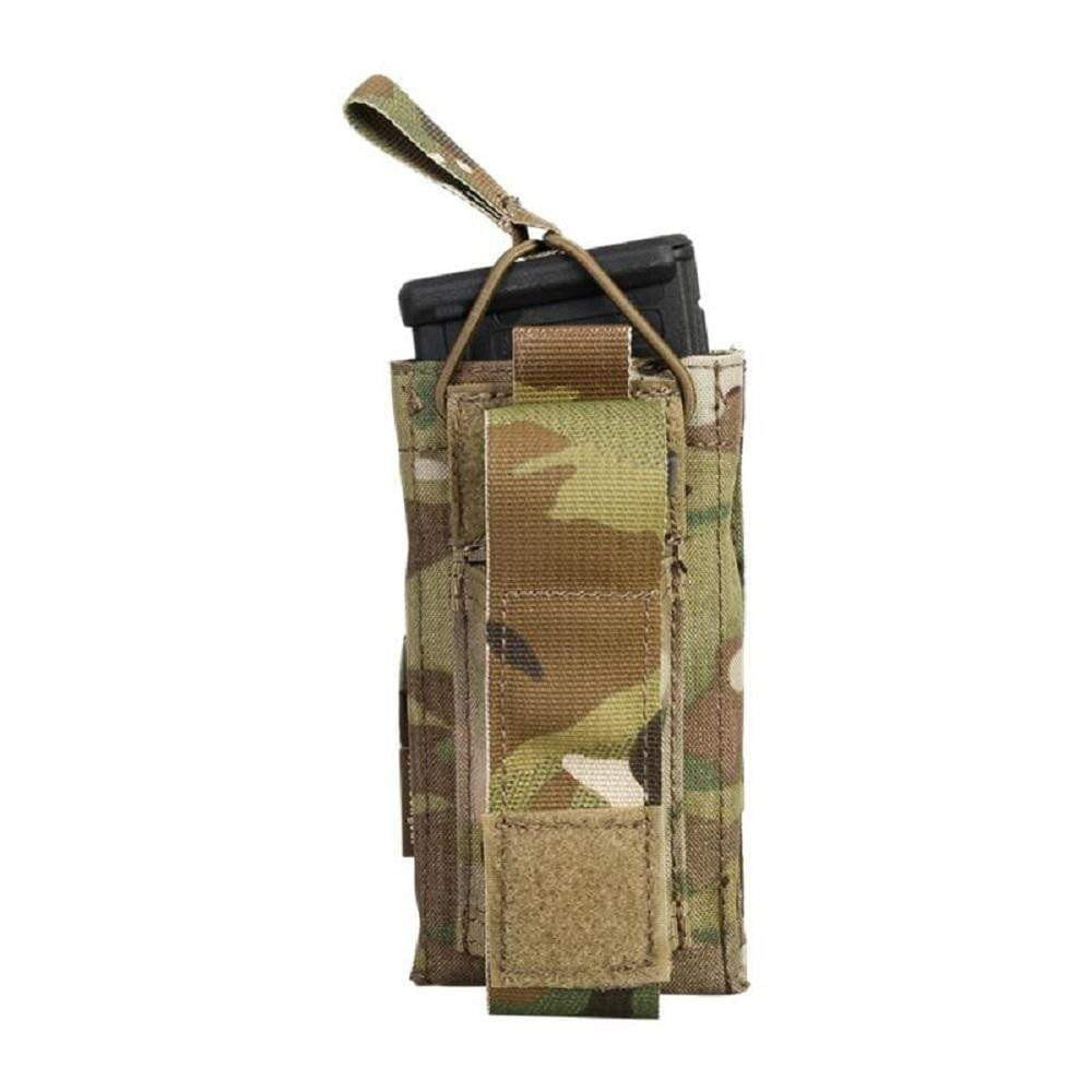 Emersongear Tactical Single M4 5.56mm + 9mm Molle Mag Pouch CHK-SHIELD | Outdoor Army - Tactical Gear Shop.