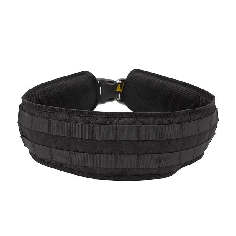 Gun & Flower GF-GF-NDB22B Tactical Padded Molle Waist Belt Black - CHK-SHIELD | Outdoor Army - Tactical Gear Shop