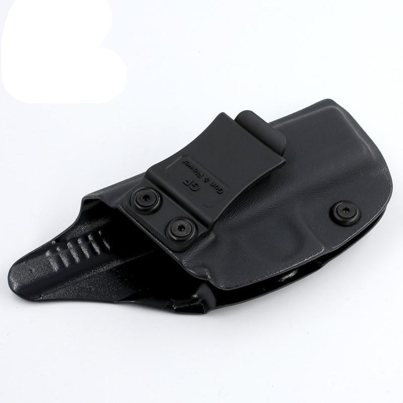 Gun & Flower GF-KI24 IWB Kydex Holster For Glock 43 Black R - CHK-SHIELD | Outdoor Army - Tactical Gear Shop