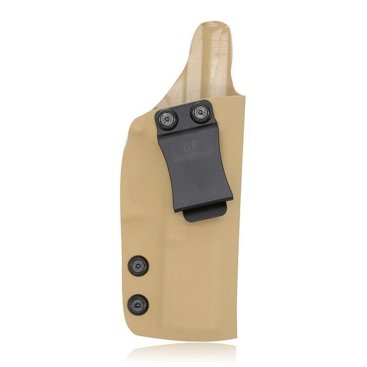 Gun & Flower GF-KIG17D IWB Kydex Holster For Glock 17/22/31 Tan R - CHK-SHIELD | Outdoor Army - Tactical Gear Shop