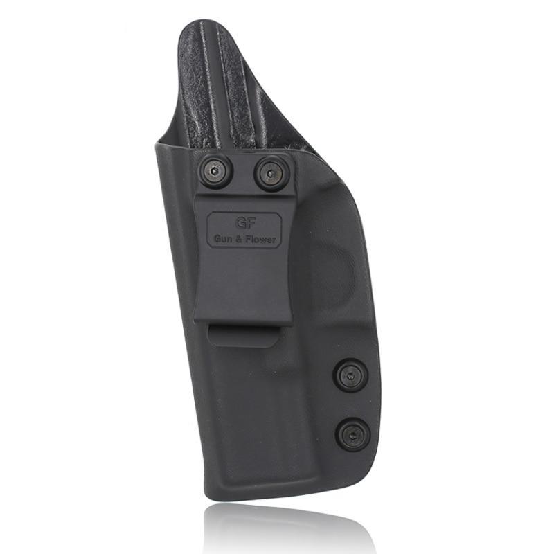 Gun & Flower GF-KIG19AL IWB Kydex Holster For Glock 19 Black L - CHK-SHIELD | Outdoor Army - Tactical Gear Shop