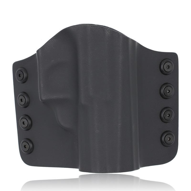 Gun & Flower GF-KOP07A OWB Kydex Gun Holster For CZ 75 P-07 Black R - CHK-SHIELD | Outdoor Army - Tactical Gear Shop