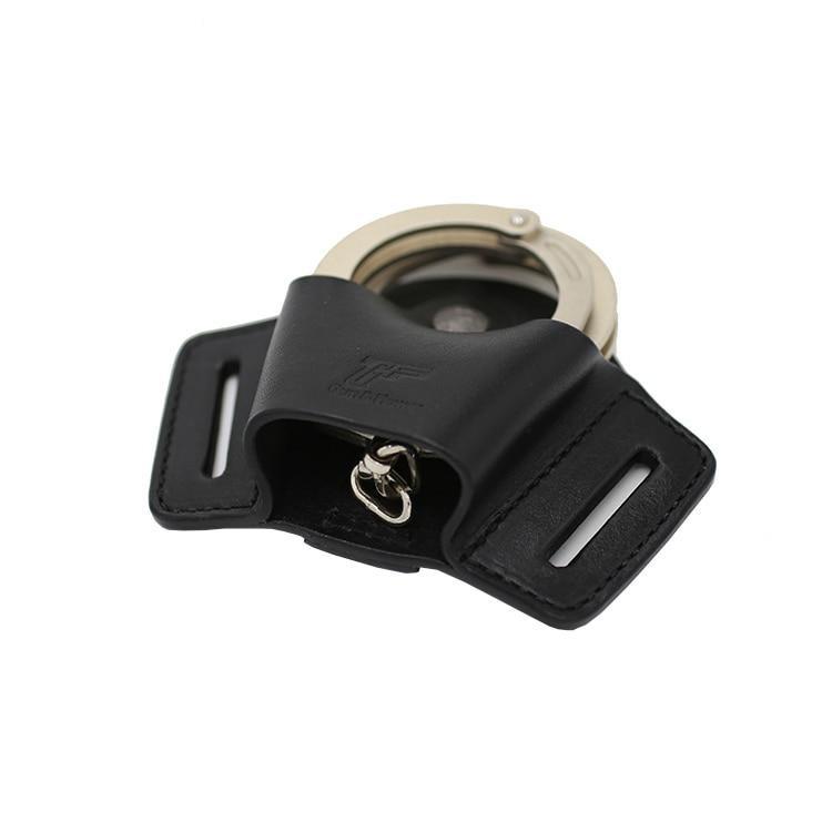 Gun & Flower GF-LH32B Leather Handcuff Holster Black - CHK-SHIELD | Outdoor Army - Tactical Gear Shop