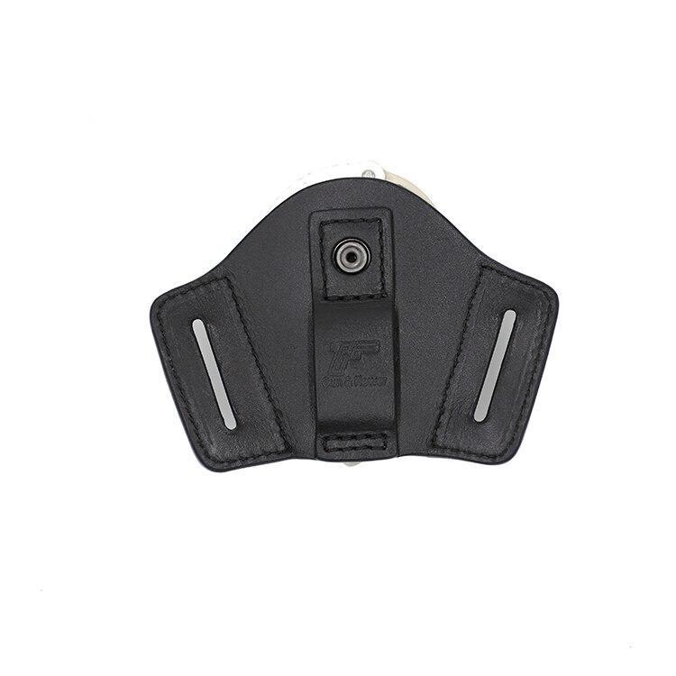 Gun & Flower GF-LH32B Leather Handcuff Holster Black - CHK-SHIELD | Outdoor Army - Tactical Gear Shop