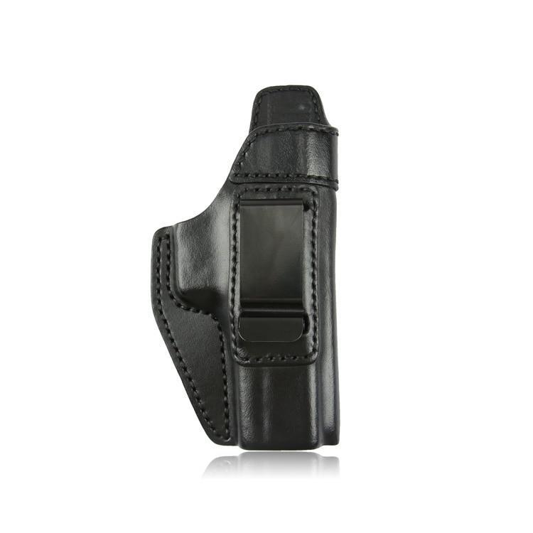 Gun & Flower GF-LIG17 IWB Leather Holster For Glock 17 Black R - CHK-SHIELD | Outdoor Army - Tactical Gear Shop